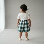 Toddler Girl Plaid Skort Set