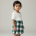 Toddler Girl Plaid Skort Set