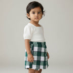 Toddler Girl Plaid Skort Set