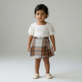 Toddler Girl Plaid Skort Set