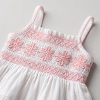 Pink Tiered Sleeveless Frock